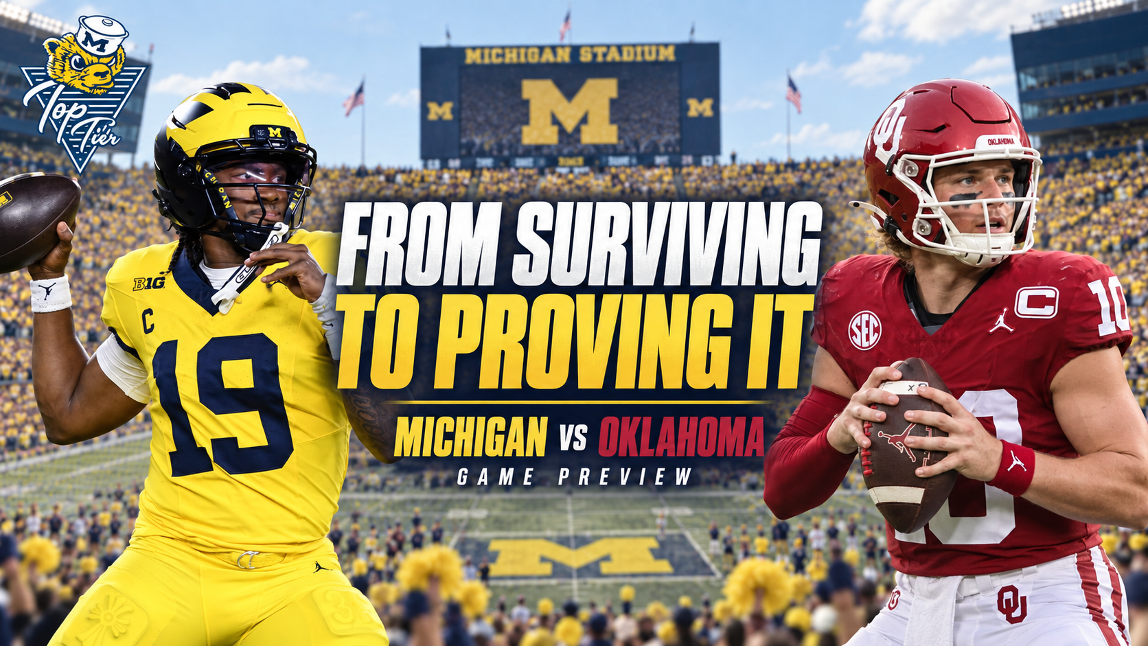From Surviving to Proving It: Michigan Faces a Major Test Against Oklahoma