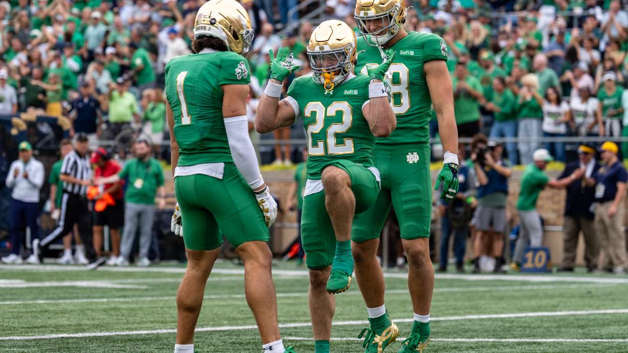 IRISH STEAMROLL STANFORD, IMPROVE TO 6-0